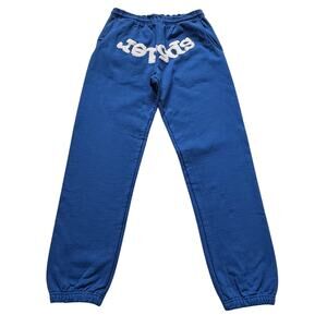 Sp5der Worldwide x Young Thug Sweatpants Legacy Royal Blue Medium Authentic